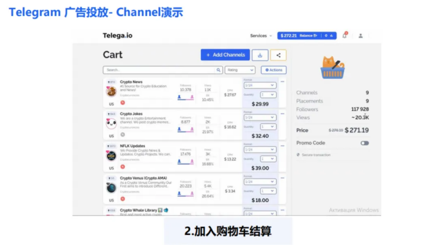 Telegram广告投放-Channel演示