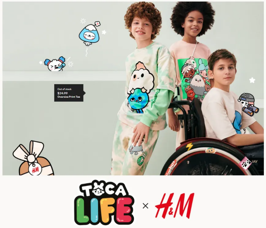 2022年Toca Life World 联合H&M 2022年Toca Life World 联合H&M