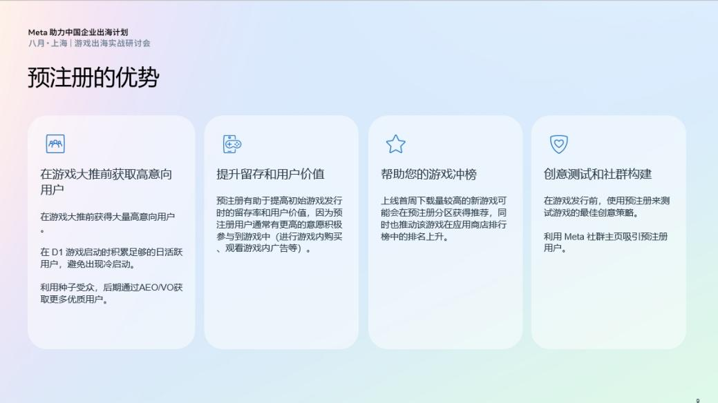 Meta平台的游戏出海发行策略 Meta平台的游戏出海发行策略
